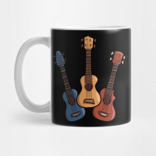 Humorous Uke Collection Hawaii Cartoon Ukulele Mug